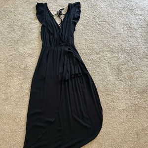 Rue 21 Black Romper/Maxidress